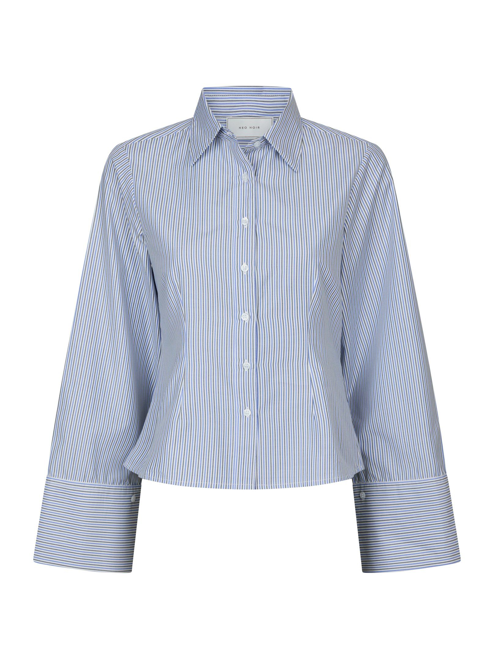 Rosa Double Stripe Shirt - Light Blue