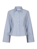 Rosa Double Stripe Shirt - Light Blue