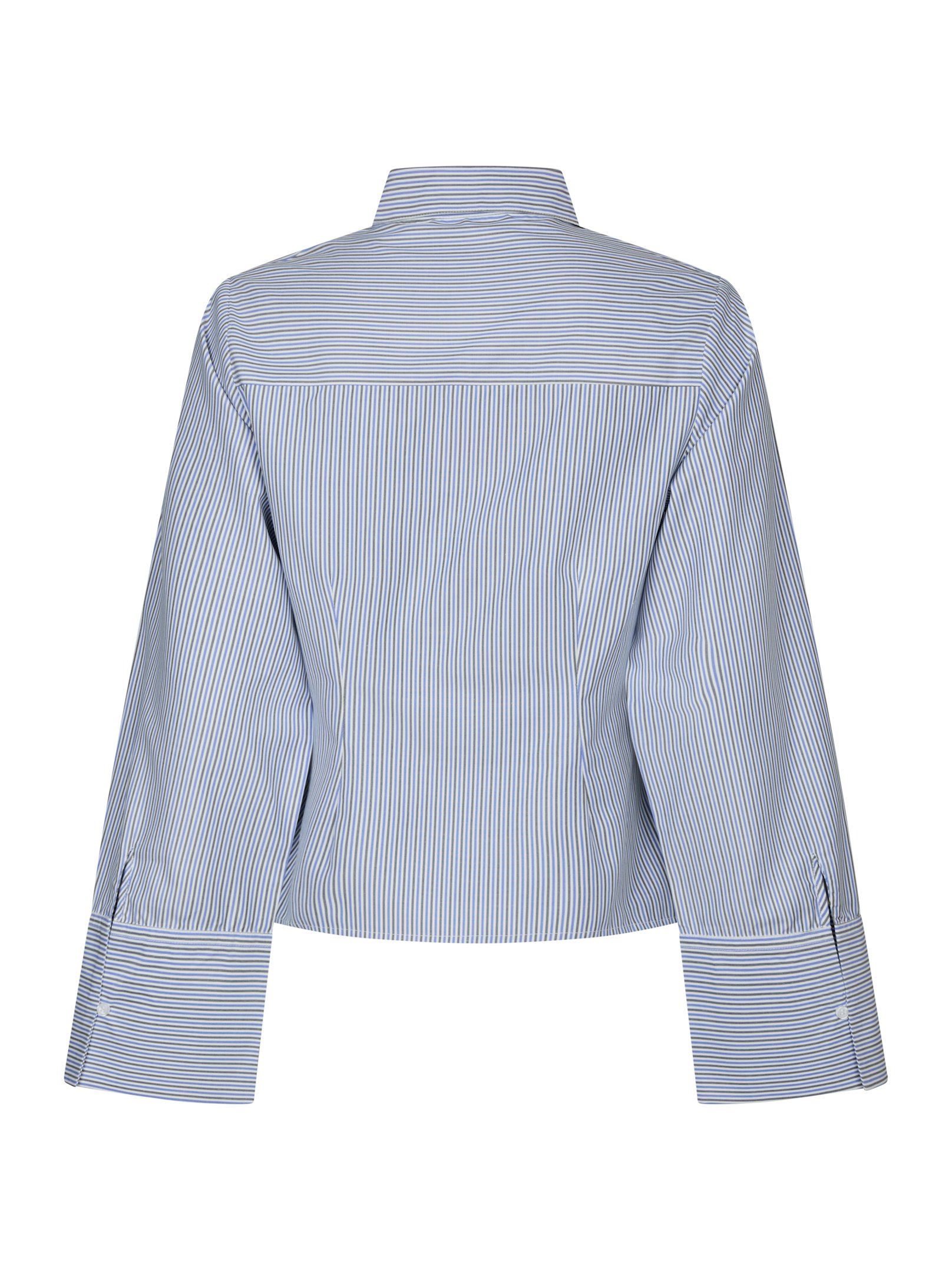 Rosa Double Stripe Shirt - Light Blue
