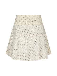 Tarrow Dot Skirt - Creme