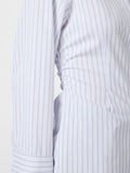 Caroli Slim Stripe Shirt - White