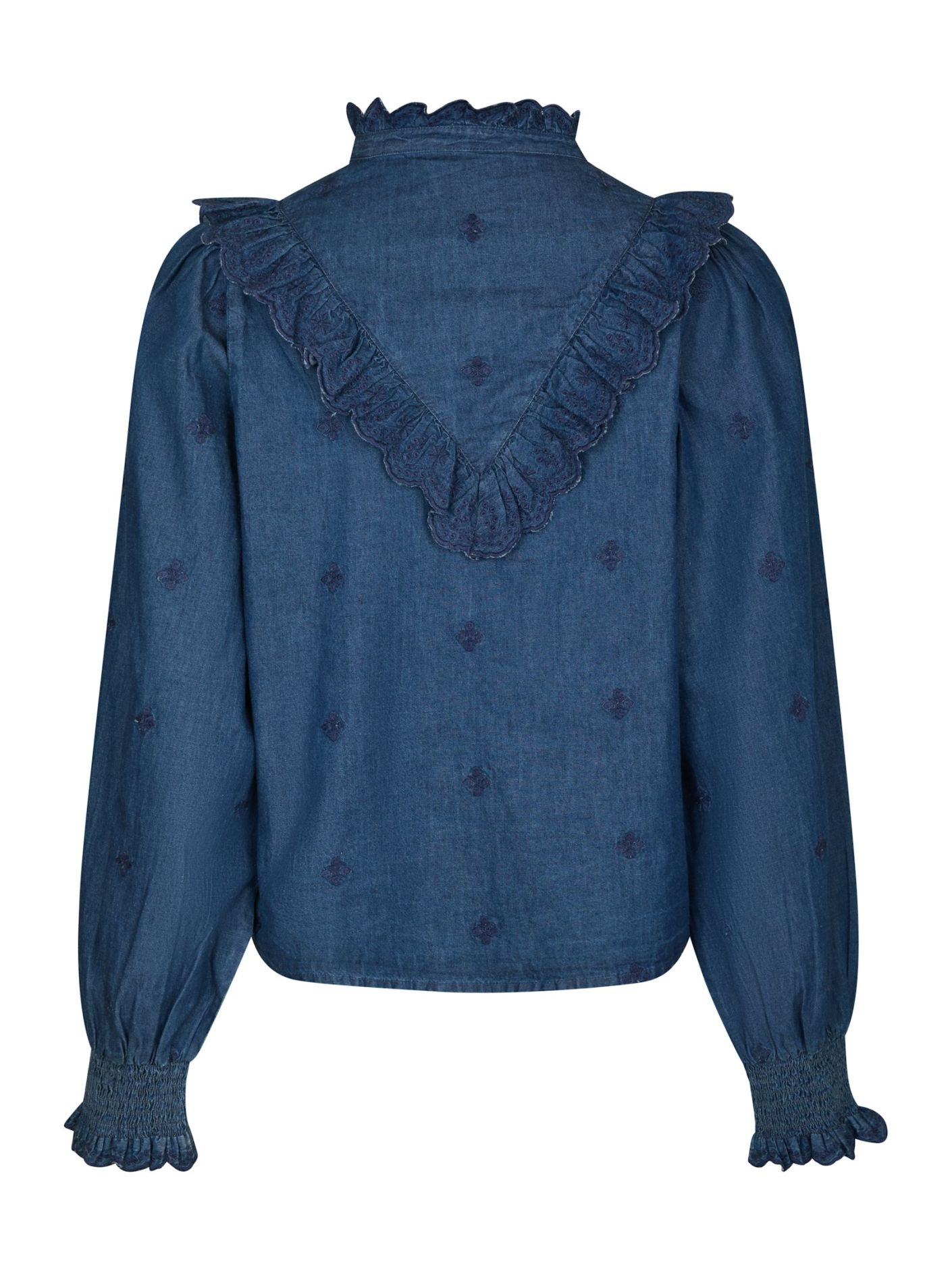 Degas Denim Blouse - Blue