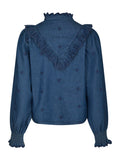 Degas Denim Blouse - Blue