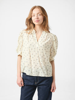 Roella Soft Fleur Blouse - Creme