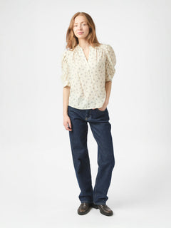 Roella Soft Fleur Blouse - Creme