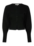 Briano Stitch Knit Cardigan - Black