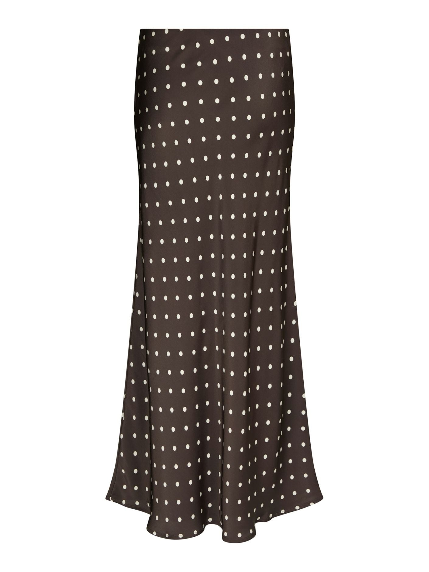Viso Dot Skirt - Dark Brown