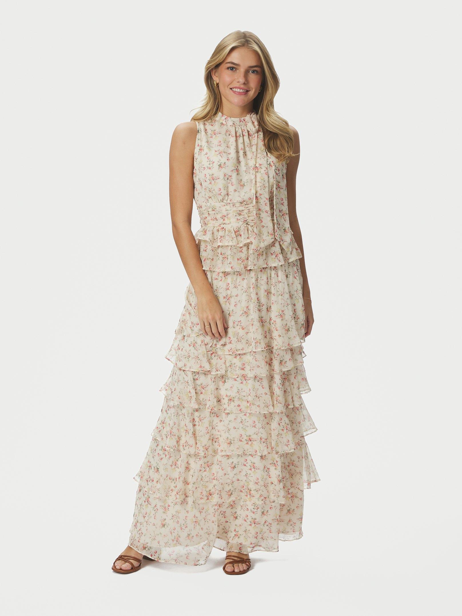 Morris Meadow Printed Skirt - Creme