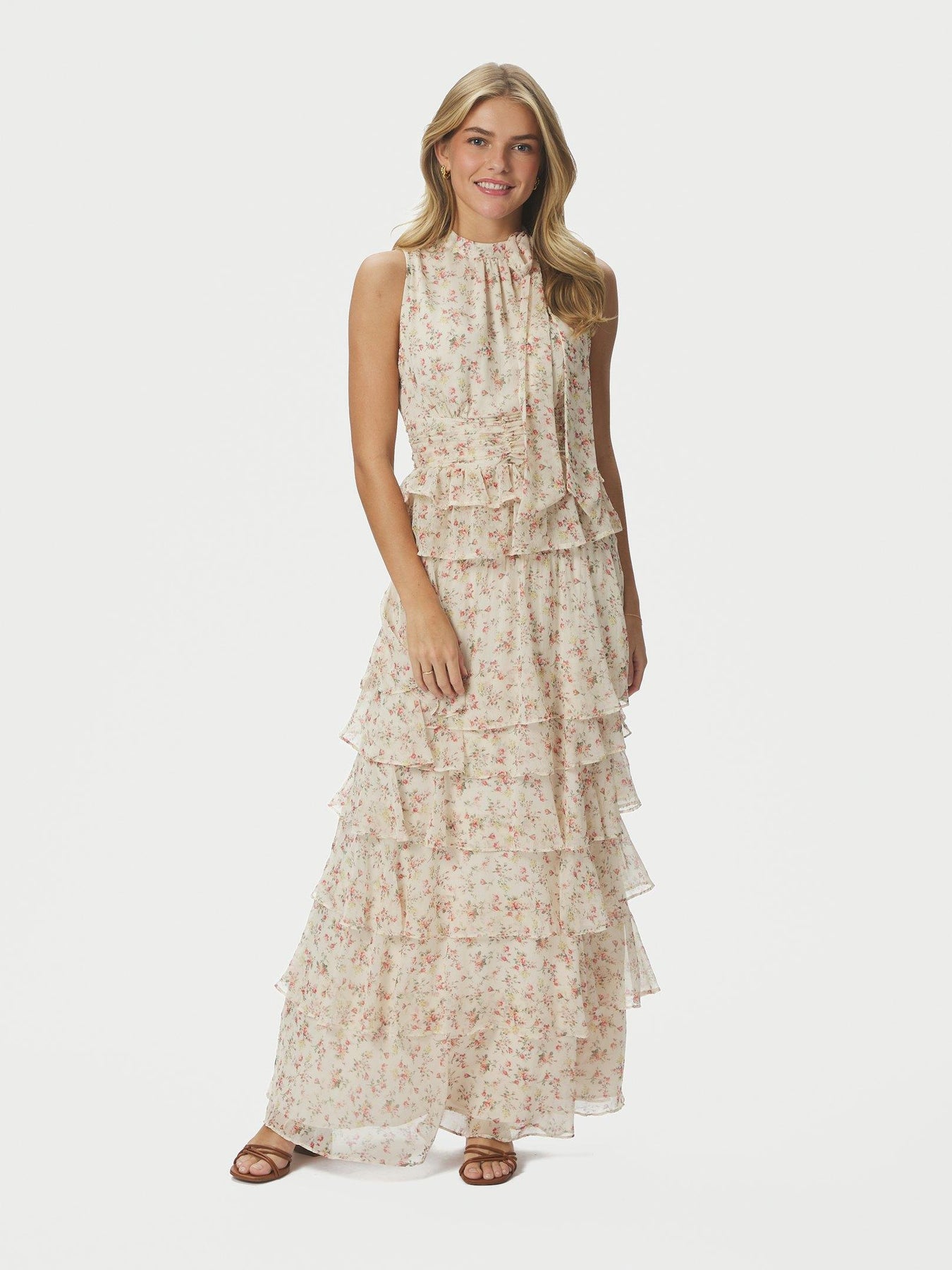 Morris Meadow Printed Skirt - Creme