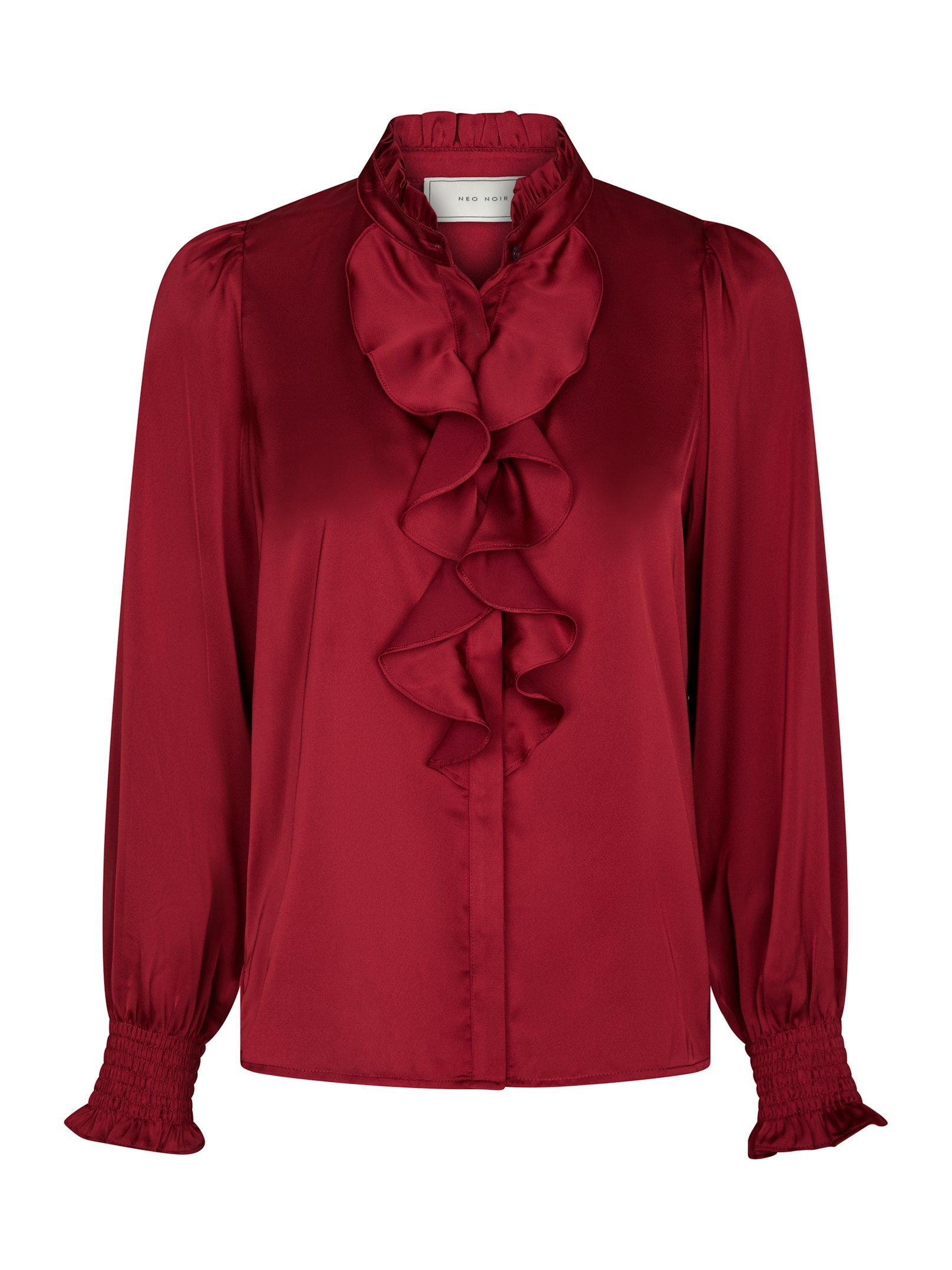 Zamola Blouse - Dark Red