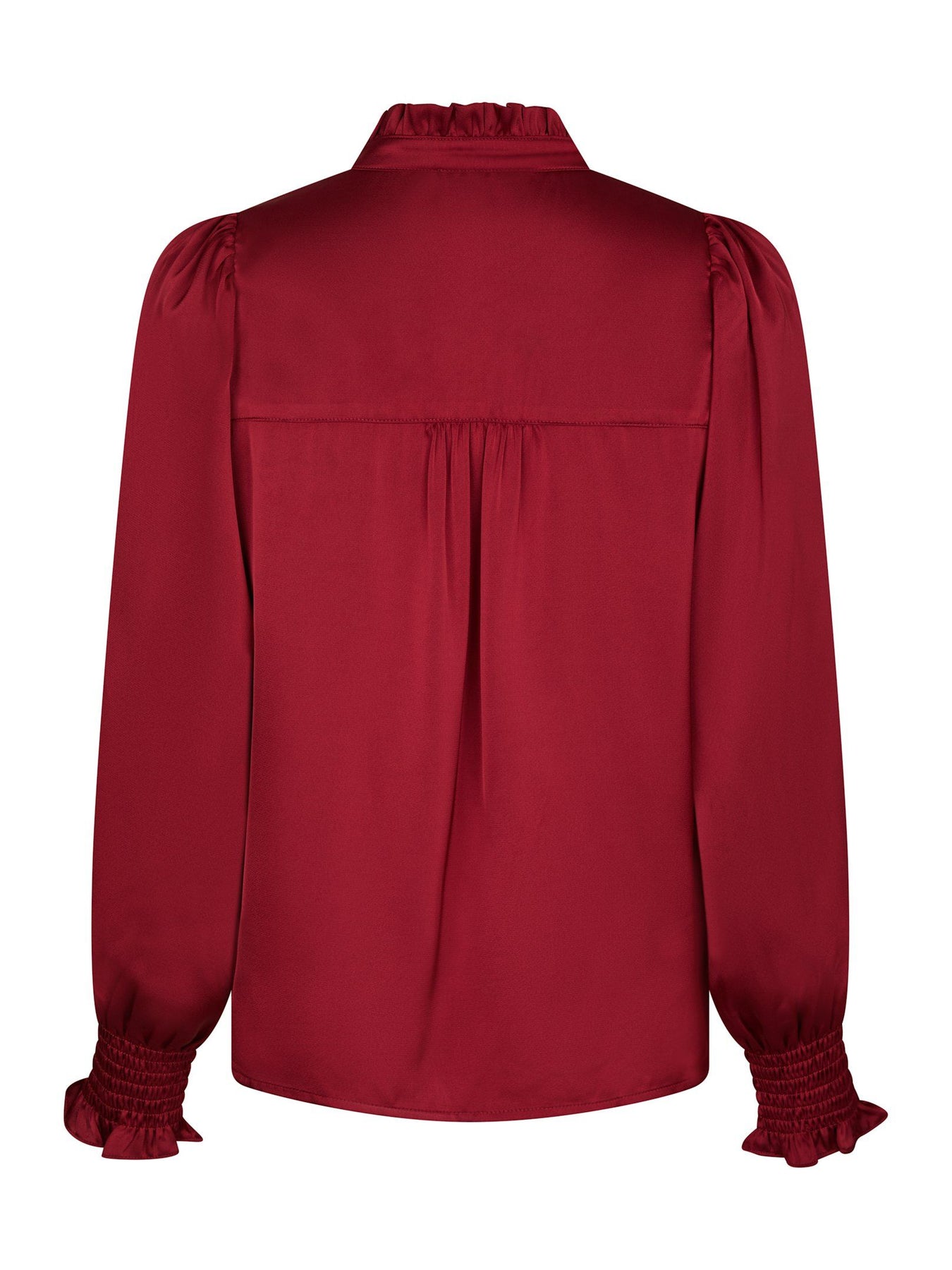Zamola Blouse - Dark Red
