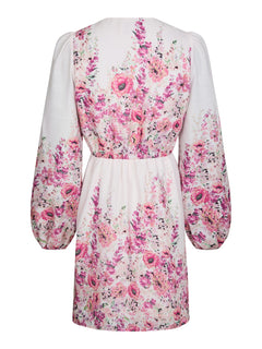 Semila Flower Print Dress - Rose
