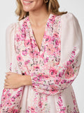 Semila Flower Print Dress - Rose