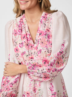 Semila Flower Print Dress - Rose