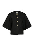 Rosella Boucle Mini Jacket - Black