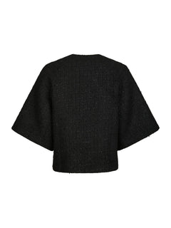 Rosella Boucle Mini Jacket - Black