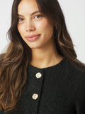 Rosella Boucle Mini Jacket - Black