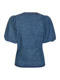 Irina Denim Blouse - Blue