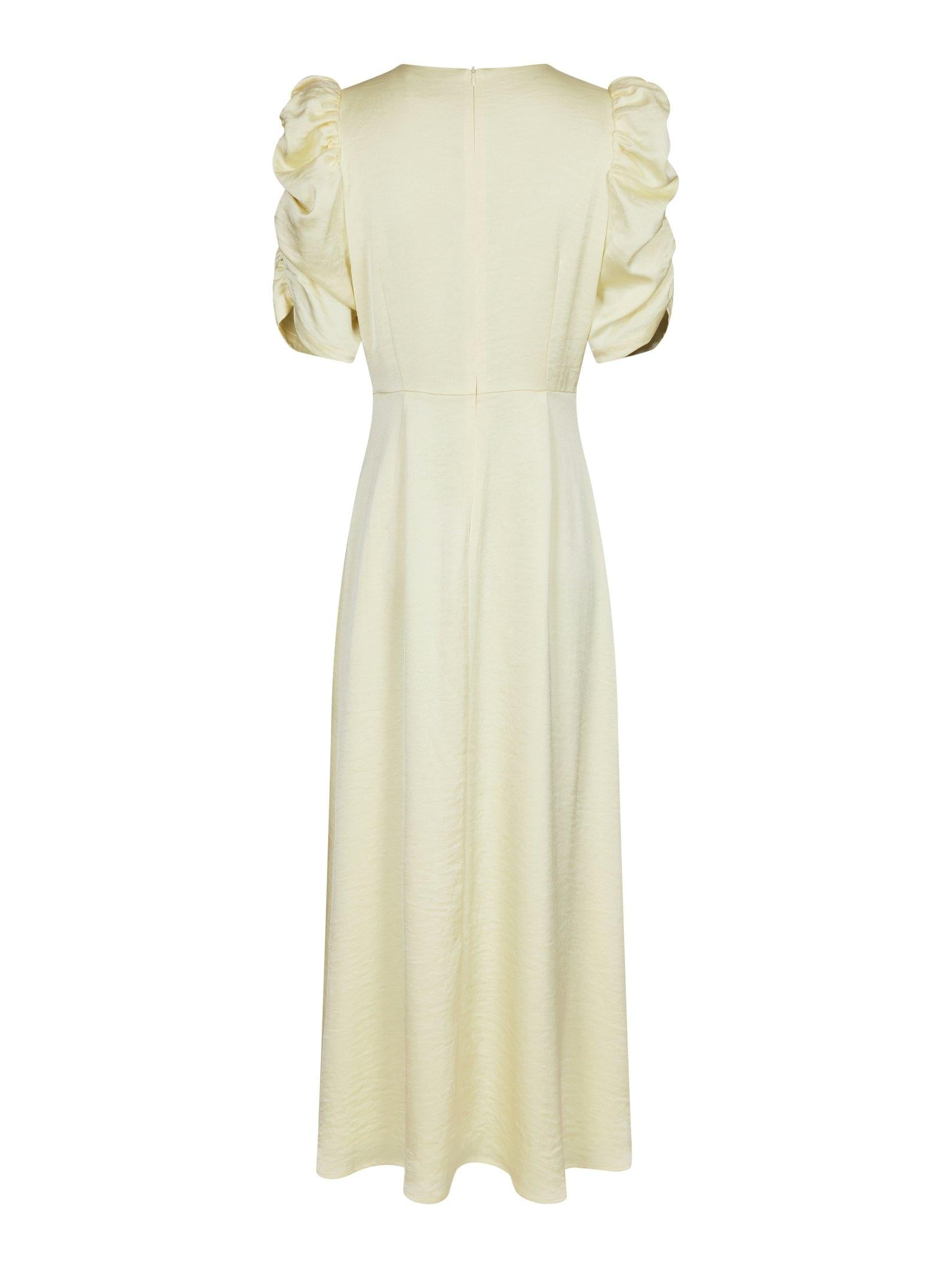 Benuti Solid Dress - Light Yellow