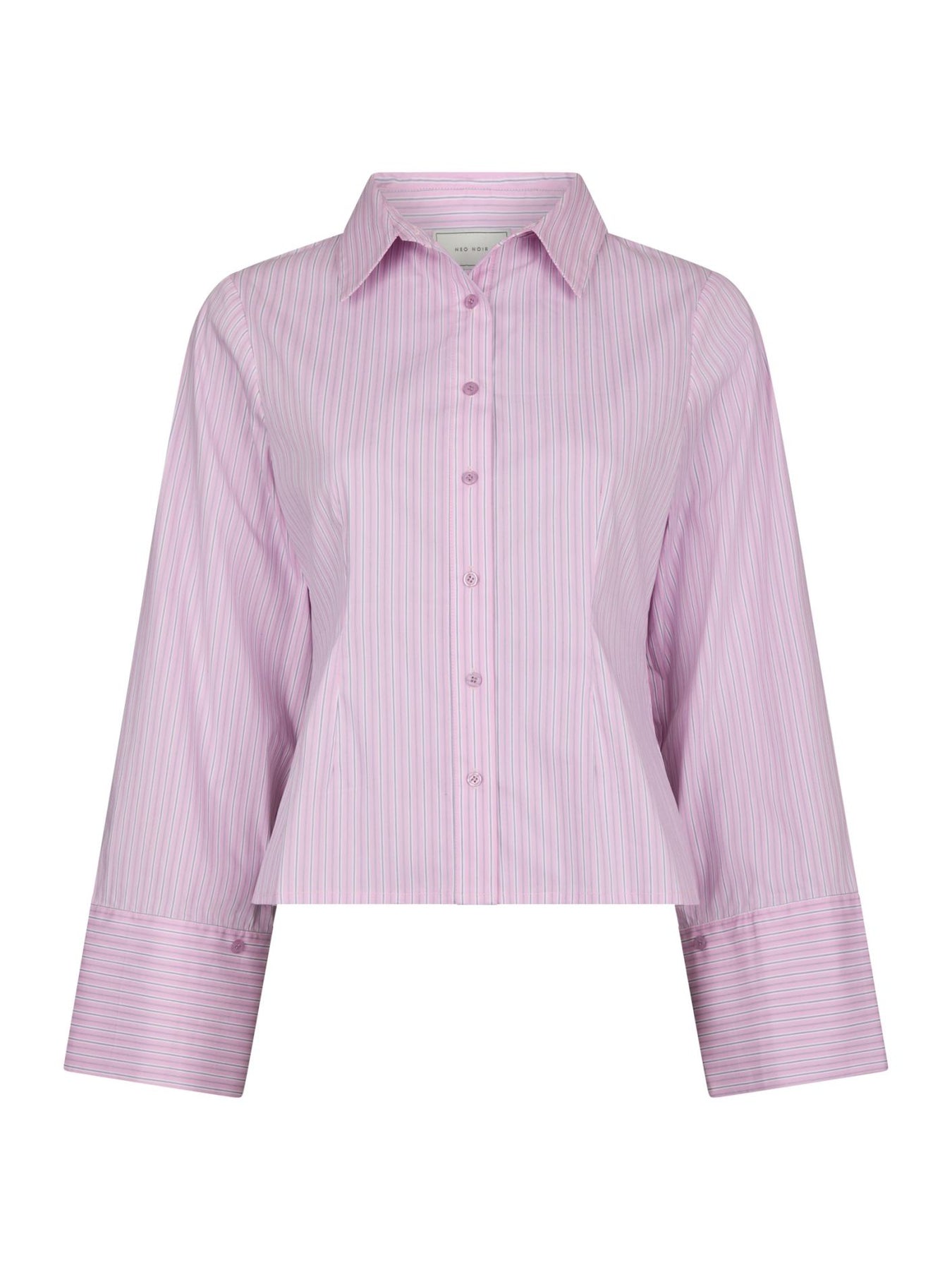 Rosa Shadow Stripe Shirt - Light Pink