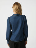 Lio Denim Blouse - Blue