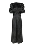 Kikka Dot Dress - Black