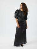Kikka Dot Dress - Black