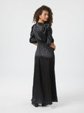 Kikka Dot Dress - Black