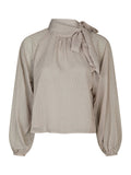Patti Double Dot Blouse - Creme