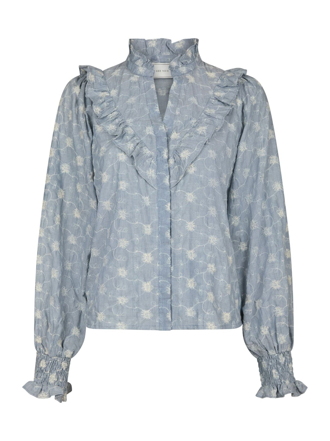 Degas Delicate Blouse - Dusty Blue