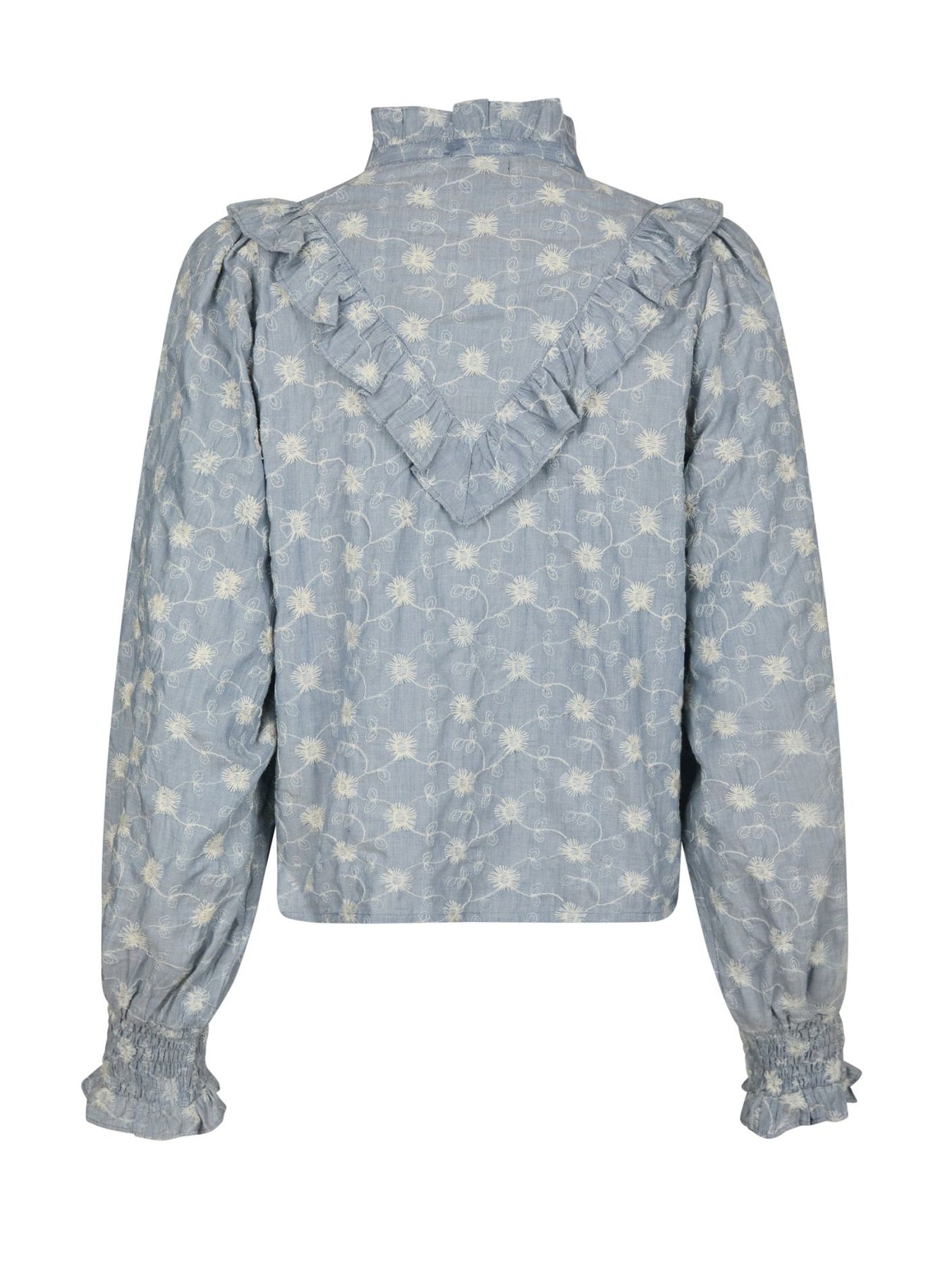 Degas Delicate Blouse - Dusty Blue