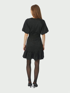 Sulli Bedazzled Dress - Black