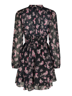 Mio Marigold Dress - Dark Navy