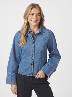 Rosa D Shirt - Vintage Blue