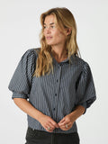 Etta Stripe Shirt - Navy