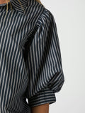 Etta Stripe Shirt - Navy