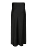 Viso Heavy Sateen Bedaz Skirt - Black