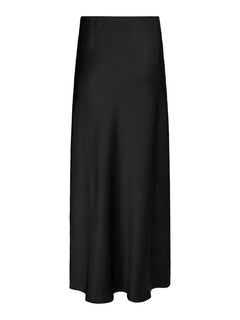 Viso Heavy Sateen Bedaz Skirt - Black