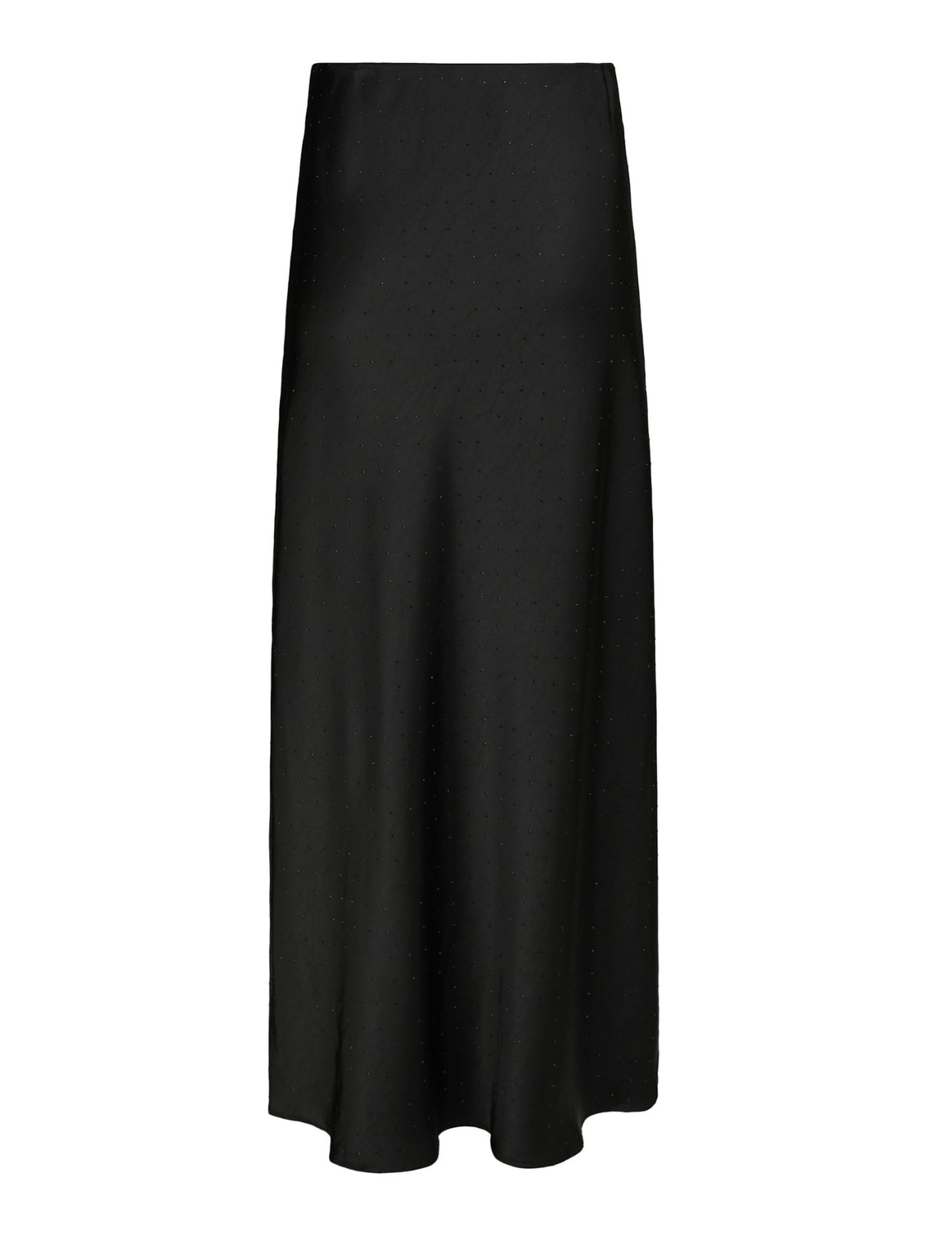 Viso Heavy Sateen Bedaz Skirt - Black
