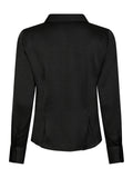 Christy Heavy Sateen Bedaz Shirt - Black
