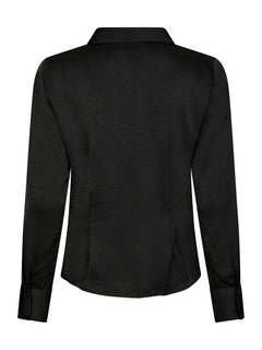 Christy Heavy Sateen Bedaz Shirt - Black