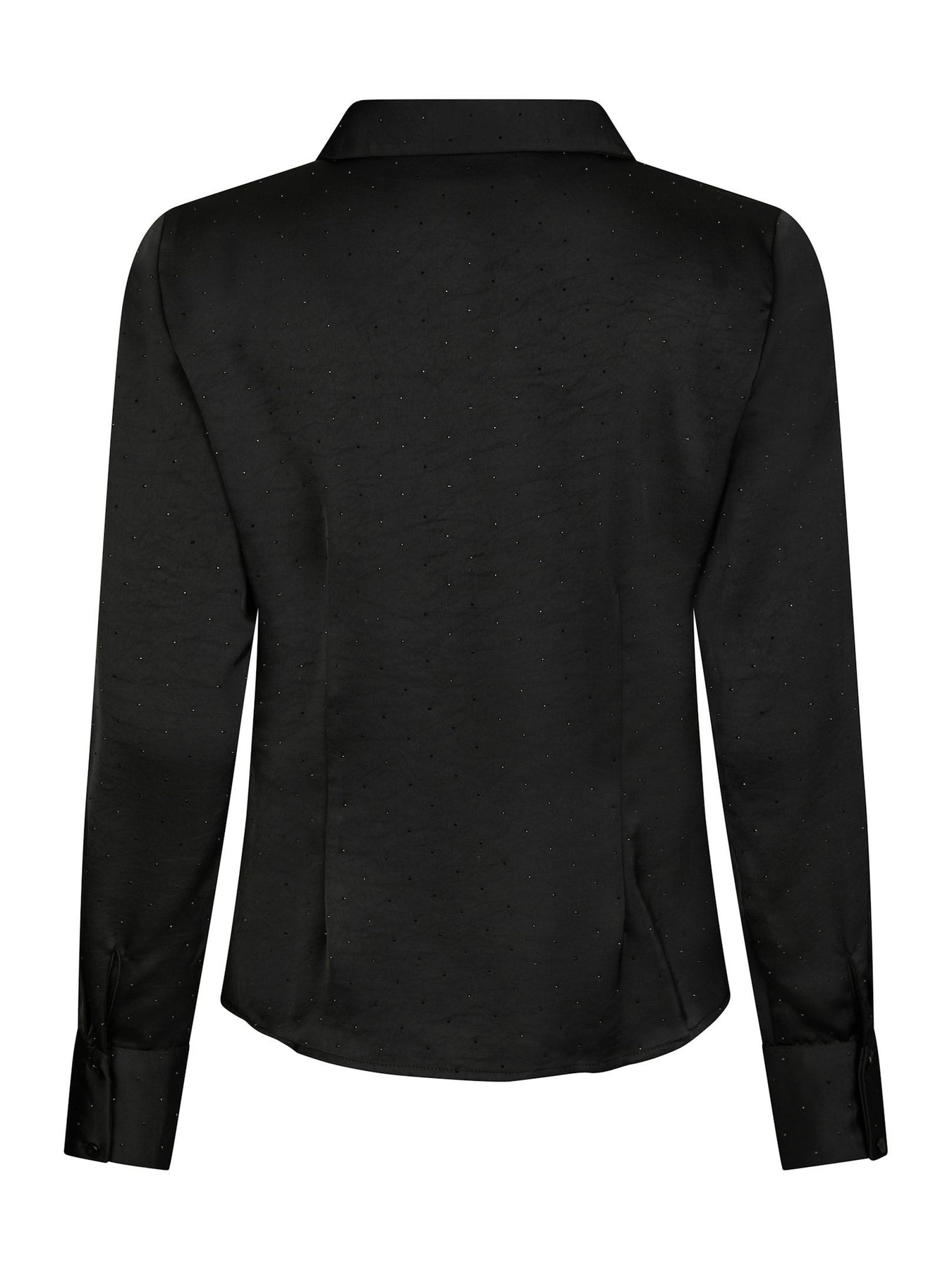 Christy Heavy Sateen Bedaz Shirt - Black