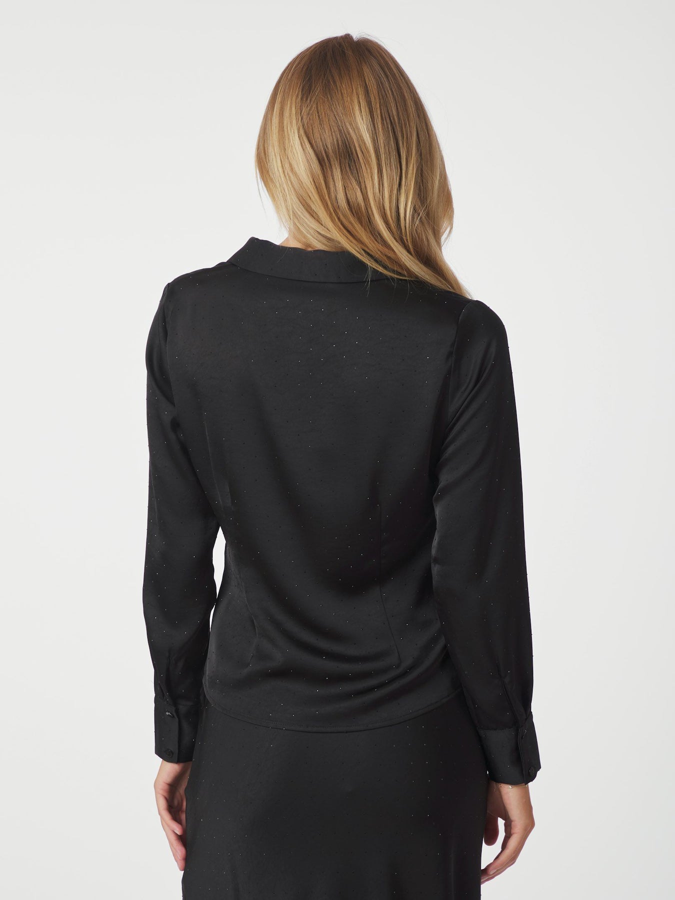 Viso Heavy Sateen Bedaz Nederdel - Black main image 1