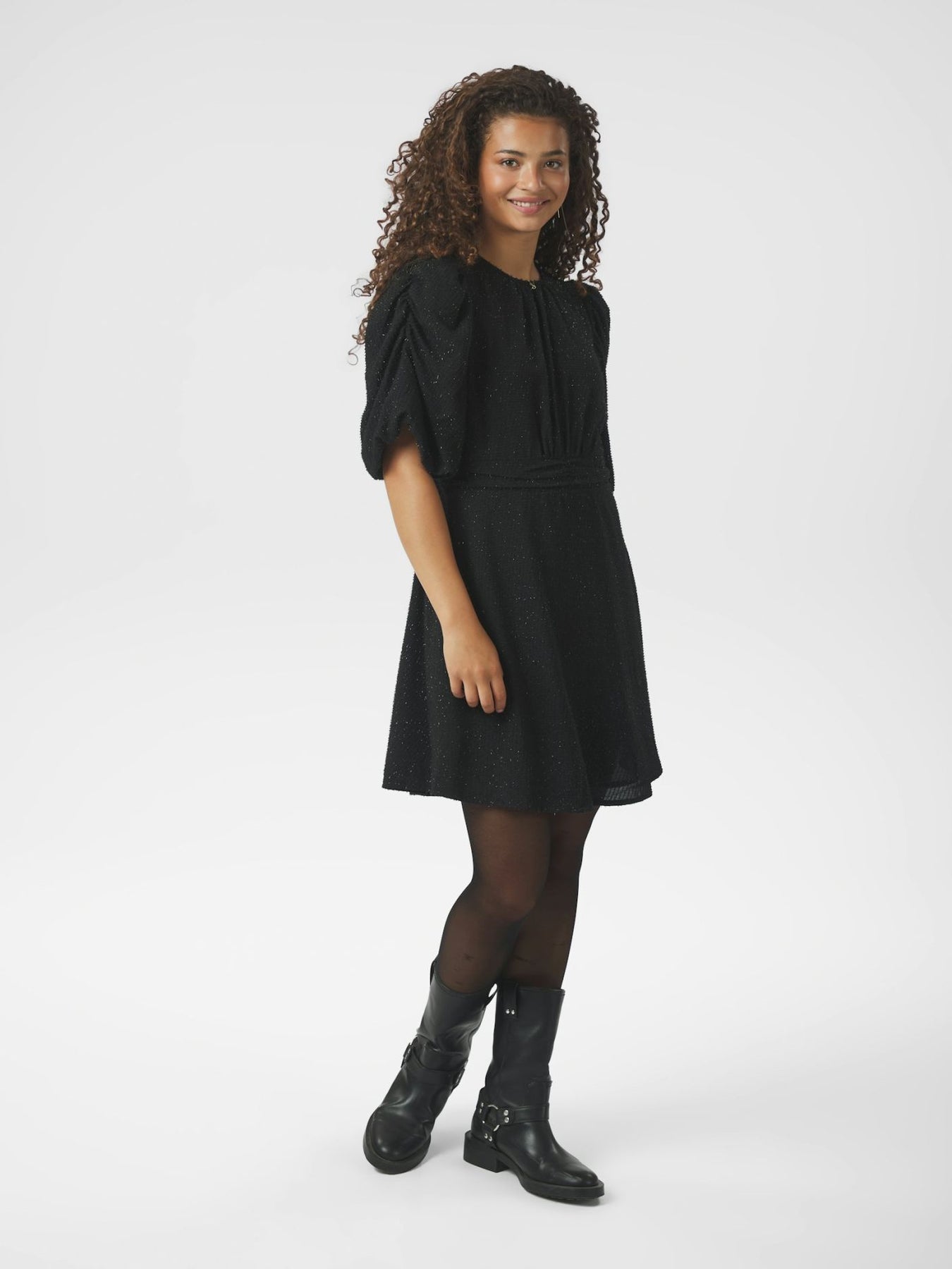 Tikka Glitz Dress - Black