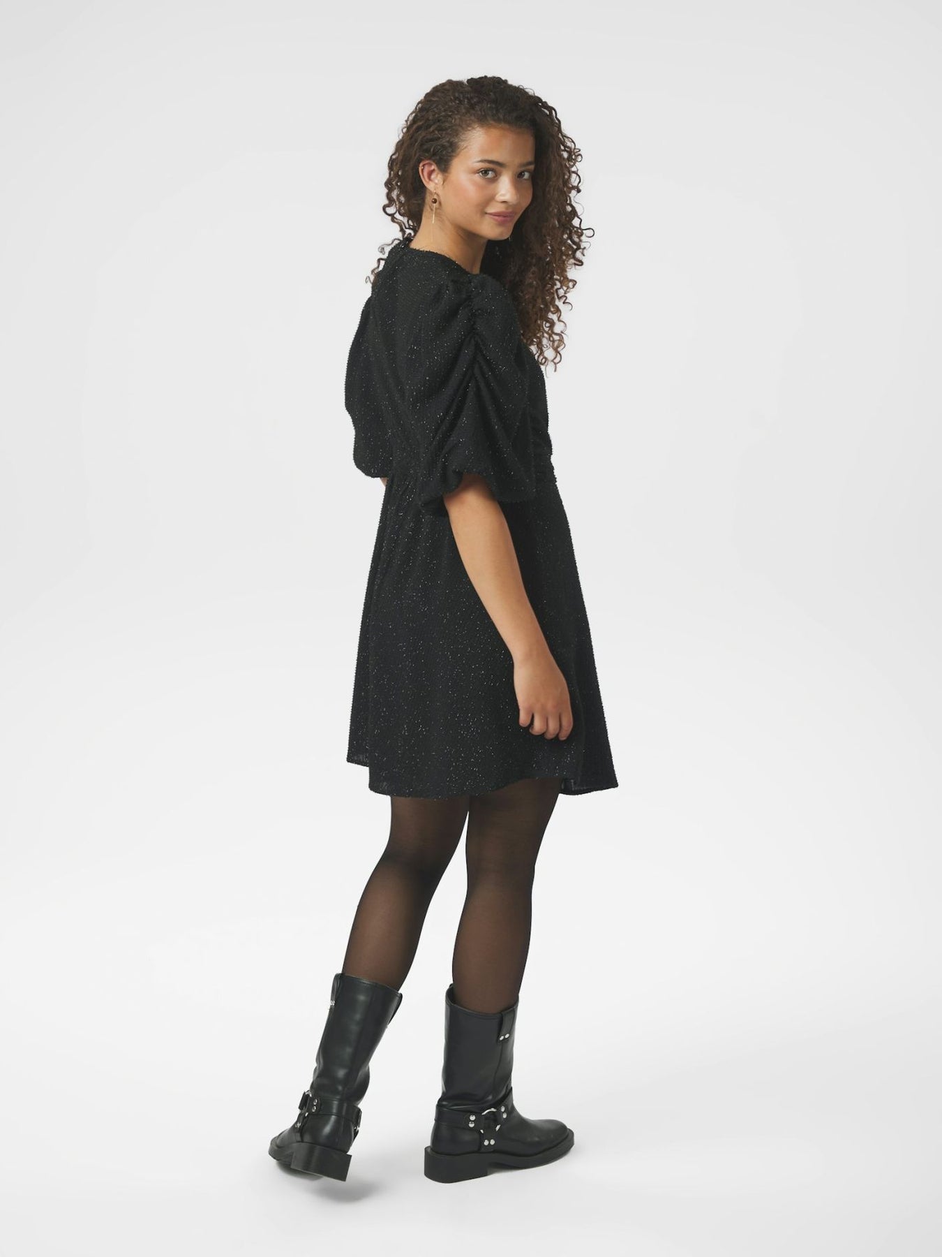 Tikka Glitz Dress - Black