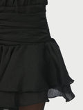 Bari Chiffon Dress - Black