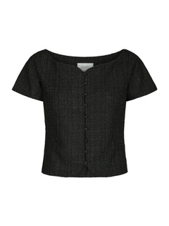 Tango Boucle Top - Black
