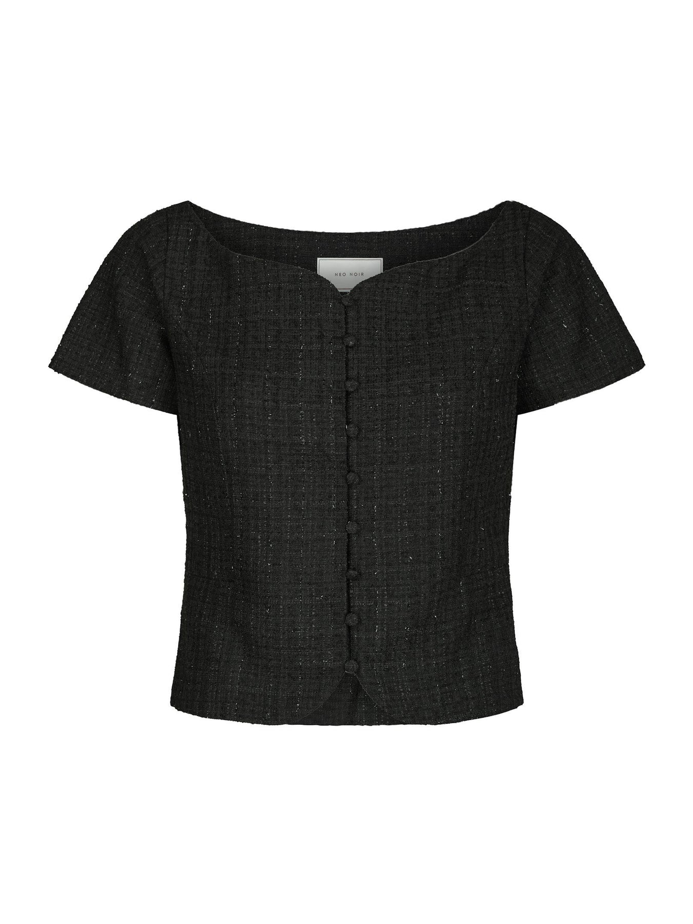 Tango Boucle Top - Black
