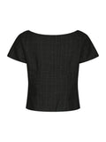 Tango Boucle Top - Black