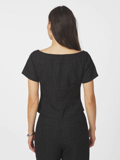 Tango Boucle Top - Black